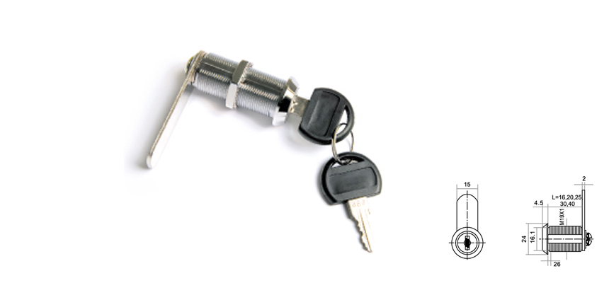 Cam lock for cabinet